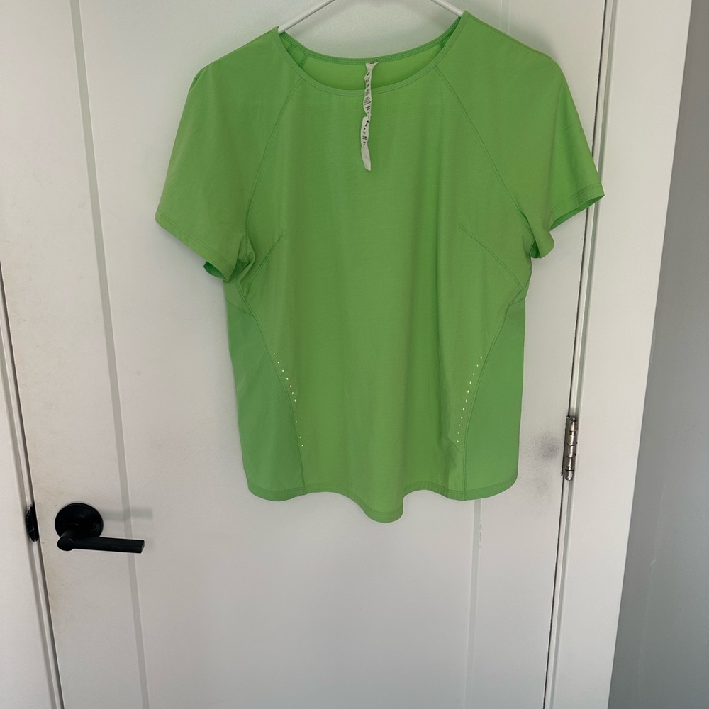 Lululemon Green Women's Running Top Size 8